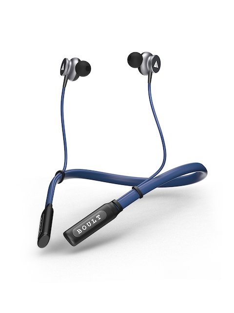 BOULT AUDIO ProBass Curve Blue Wireless Neckband Earphones with 12